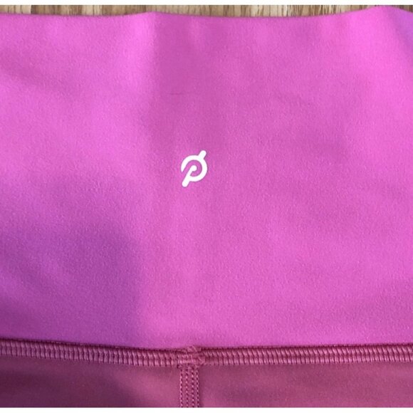 Peloton Leggings Pink High Rise Cross Front Cadent Size Medium Athleisure Active - Picture 5 of 5